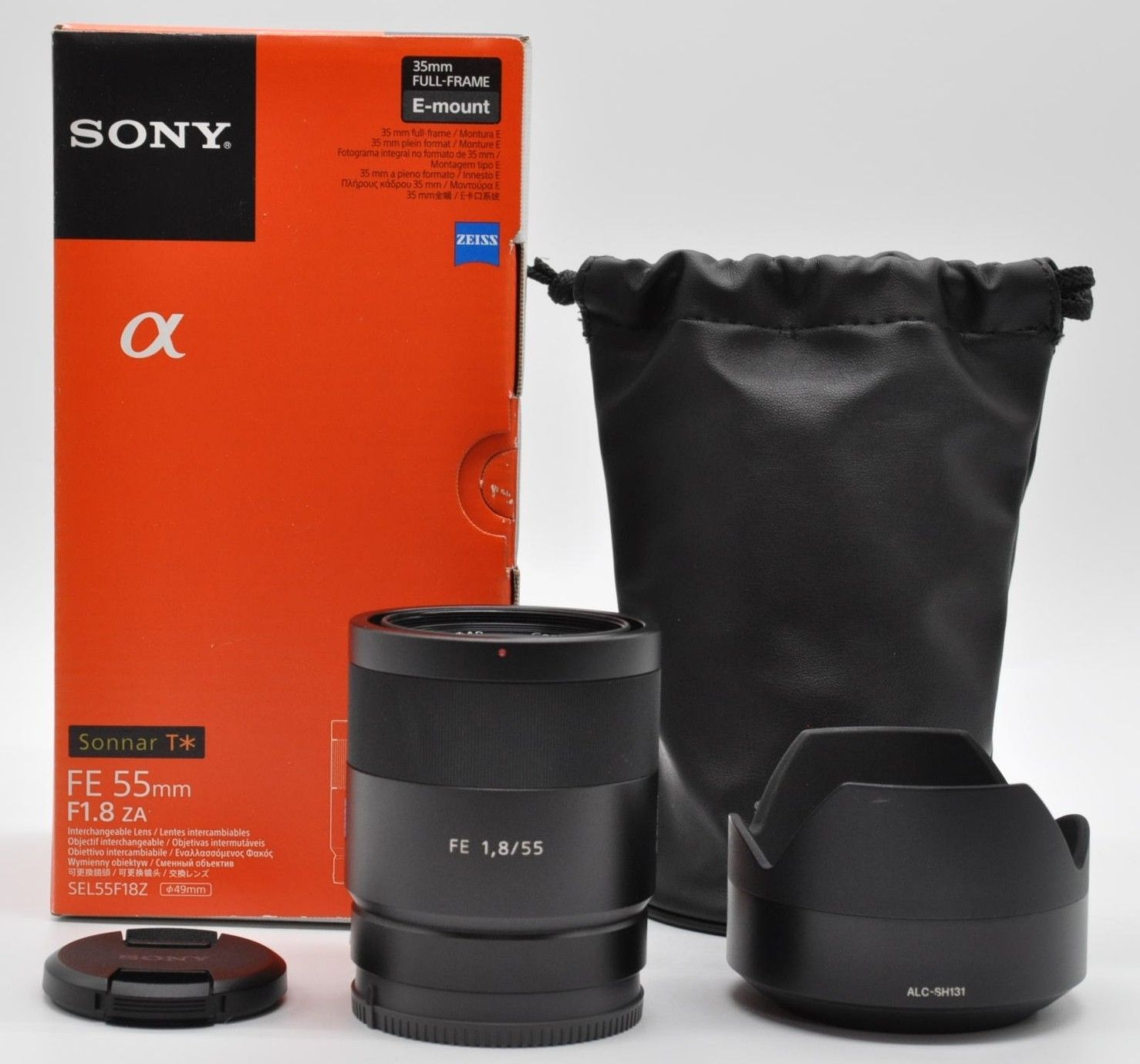 極上美品!!＞ SONY ソニー Sonnar T* FE 55mm F1.8 ZA [SEL55F18Z 