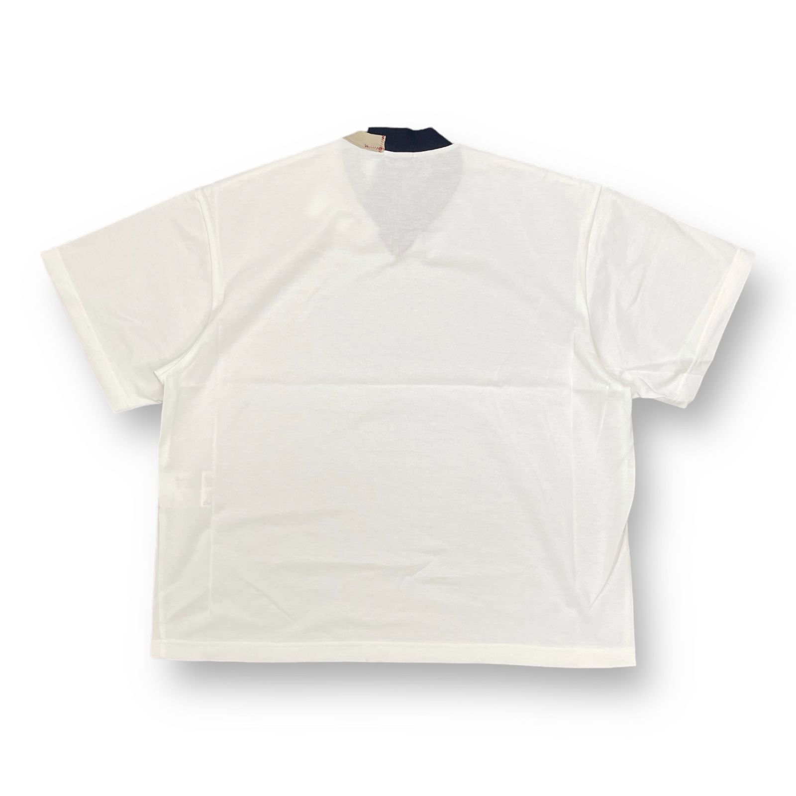 定価23100円 新品 kolor 22SS 度詰め天竺 ドッキング Tシャツ カラー 