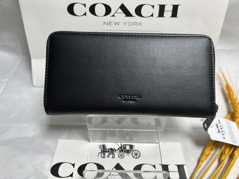 新品未使用 COACH コーチ 長財布 パックマン コラボ 黒 - 長財布