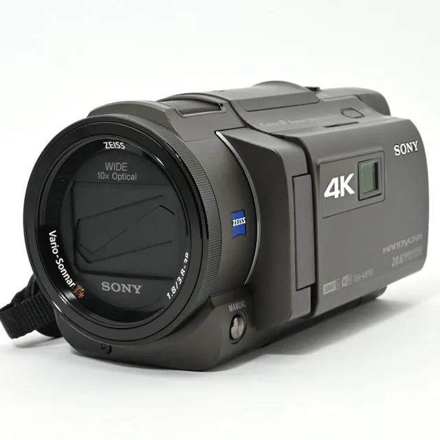 SONY 4K ビデオカメラ 本体と付属品　レンズフィルター付き　ジャンク ソニー、AIによる被写体認識・AF性能、光学20倍ズームレンズを備える4K