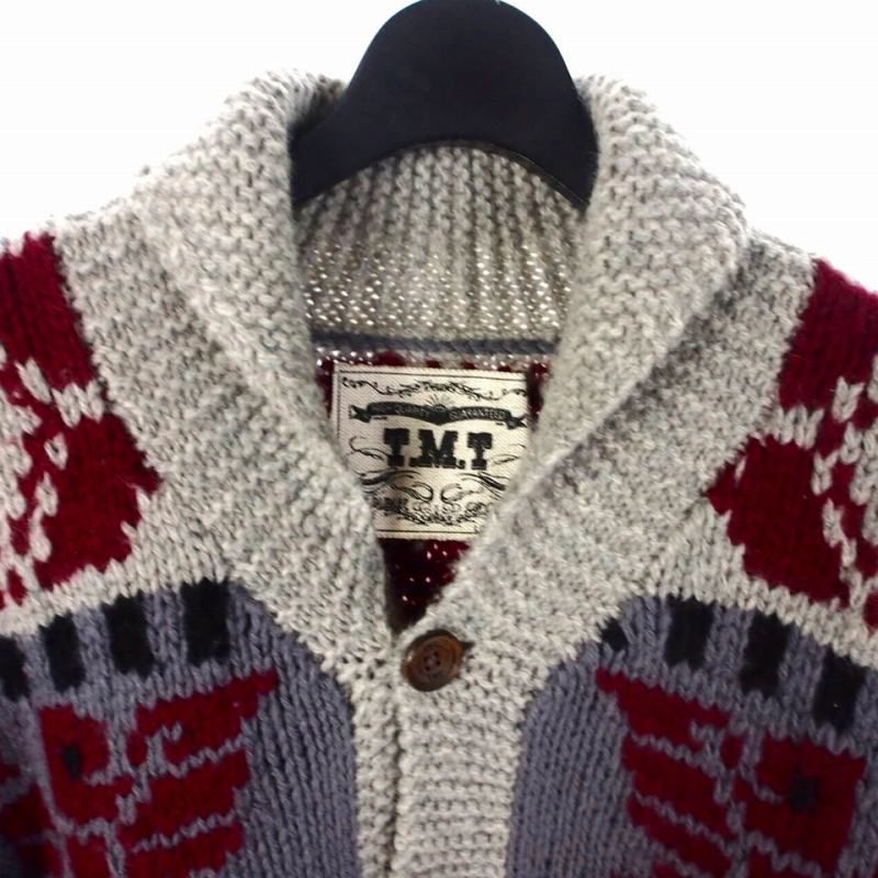 人気アイテム安い通販。 ティーエムティー TMT カウチン ニットカーディガン セーター M マルチ 【送料無料】
