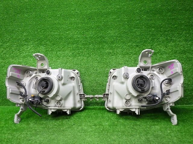 車 綺麗 ホンダ JF1/2 N-BOX 前期 ヘッドライト 左右 ハロゲン P9911 レベ付き Y 240928107