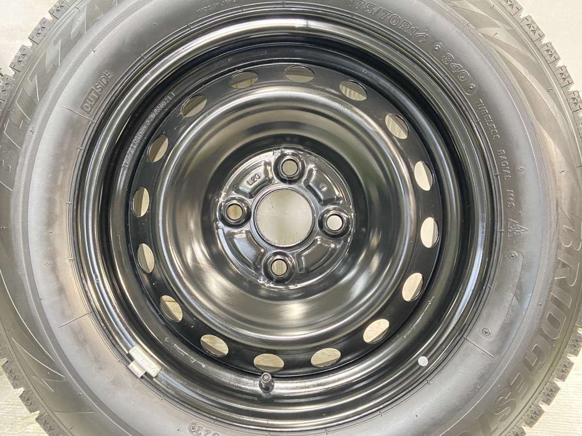 175/70R14 ブリヂストン ブリザック VRX2 トヨタ純正 L20 14x5.5 100-4 