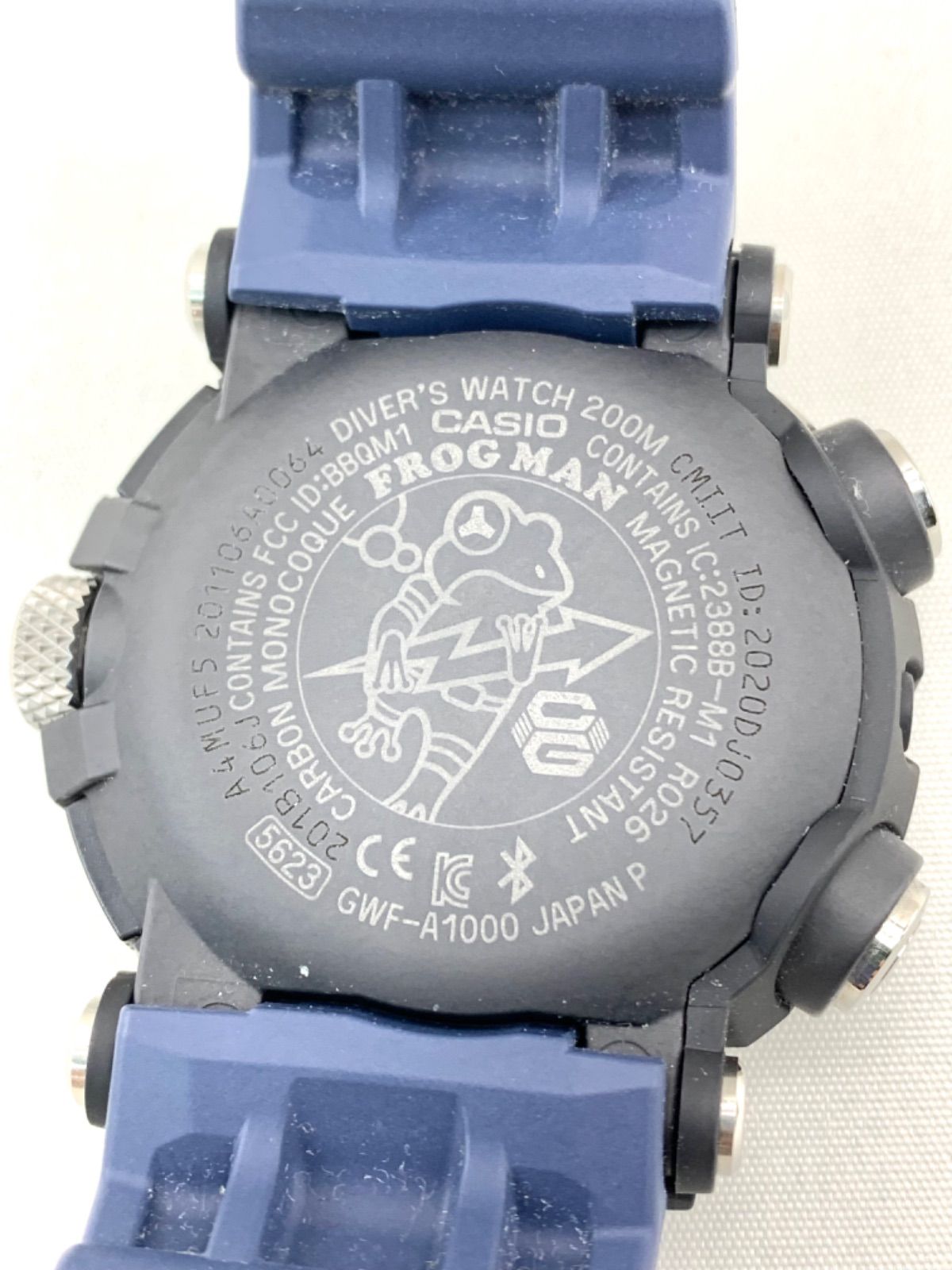 贅沢品 カシオ Gショック フロッグマン GWF-A1000 電波ソーラー ラバーベルト 57120円 時計 
