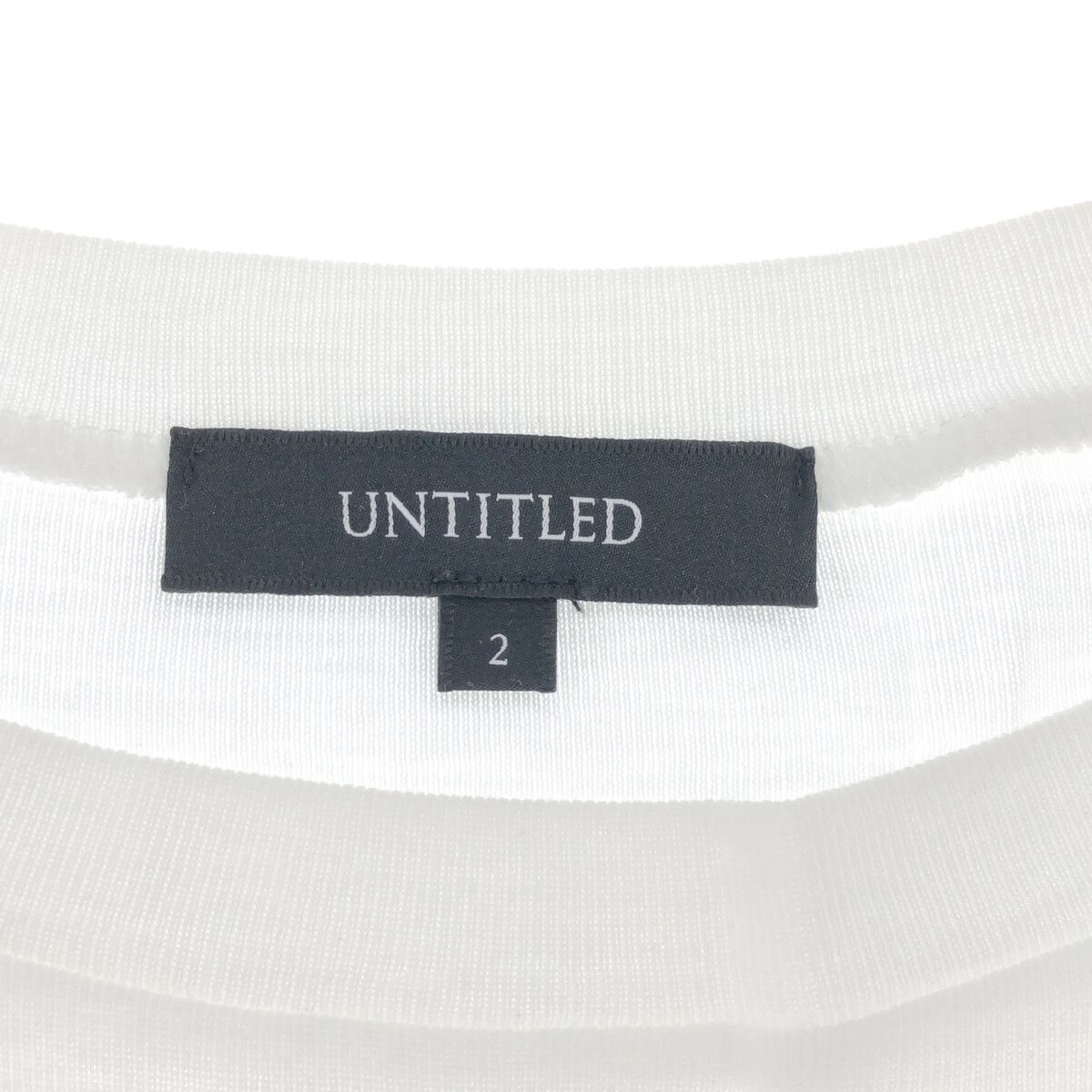 ☆極美品☆ UNTITLED アンタイトル トップス カットソー ブラウス 七分 