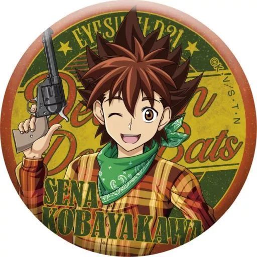 中古】バッジ・ピンズ 小早川瀬那 「アイシールド21 描き下ろし缶