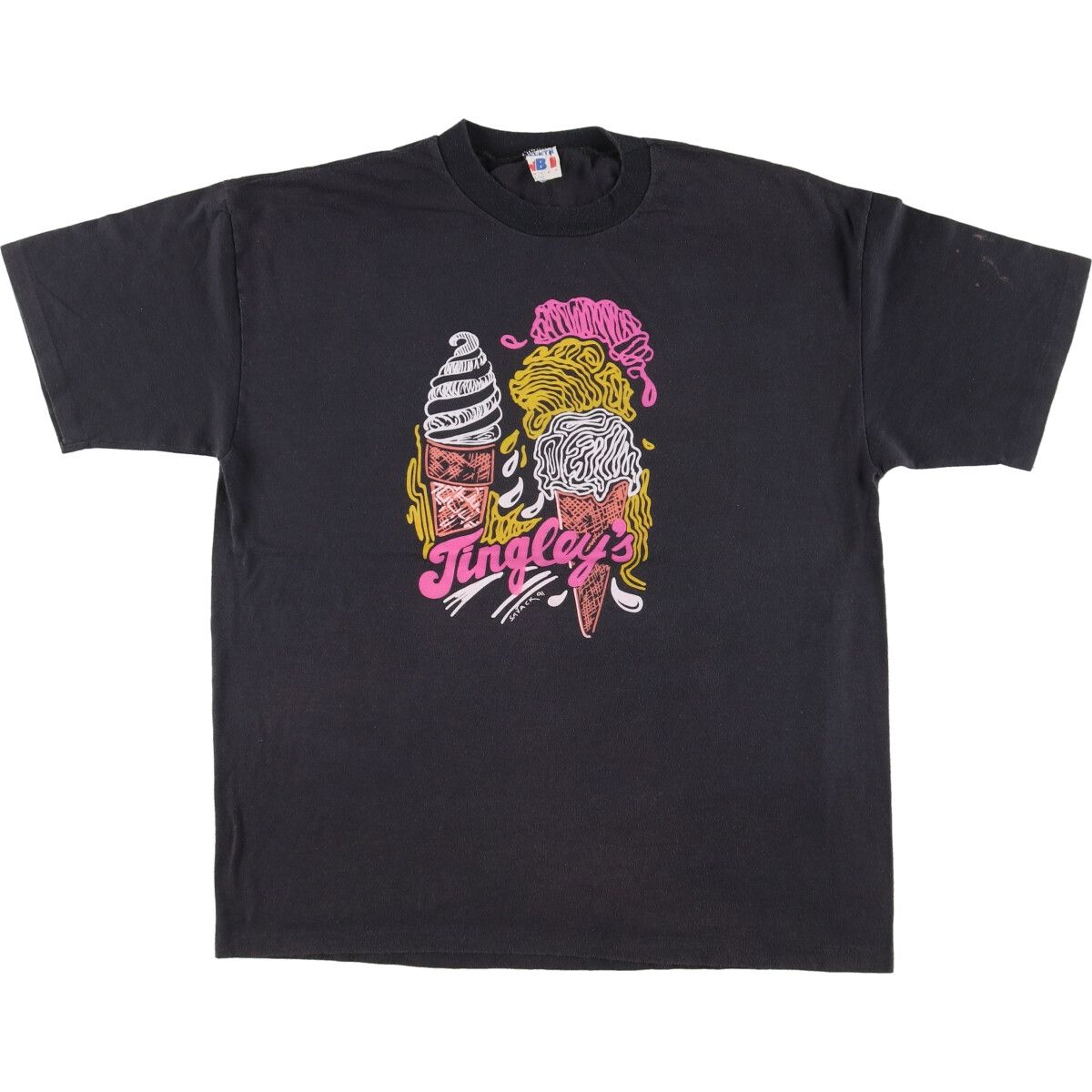 古着 90年代 BULLETN プリントTシャツ カナダ製 メンズXL ヴィンテージ /eaa448517 【中古】/eaa448517