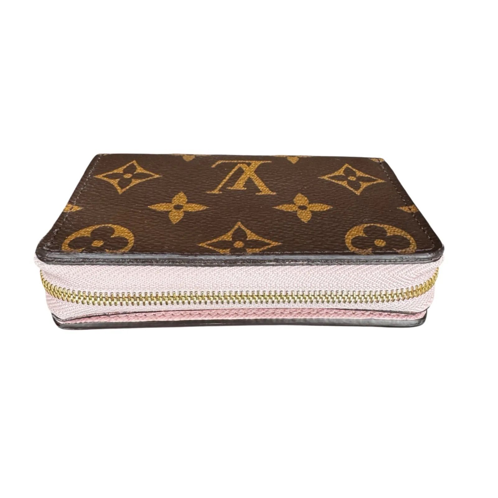 ルイヴィトンポルトフォイユ ルーM82378ローズバレリーヌRFID