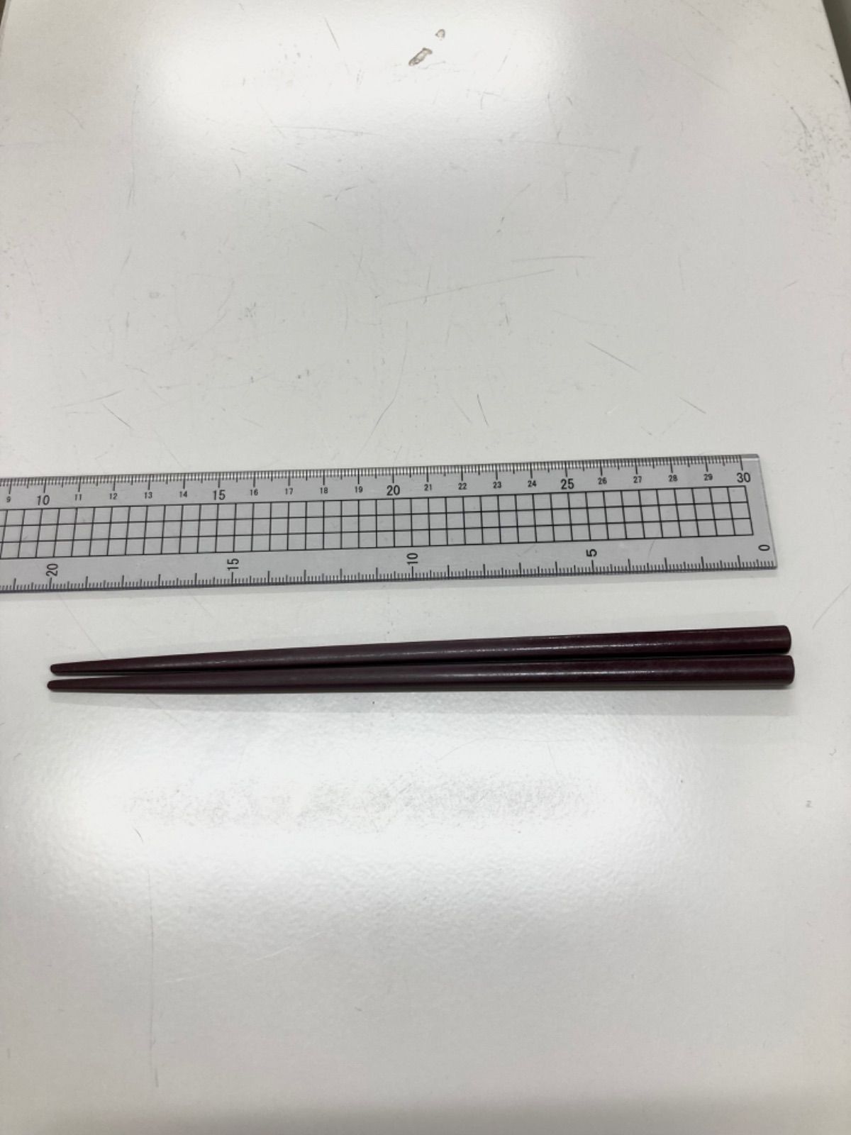 【学校給食　プラスチック製はし39膳　ステンレスケース付き】