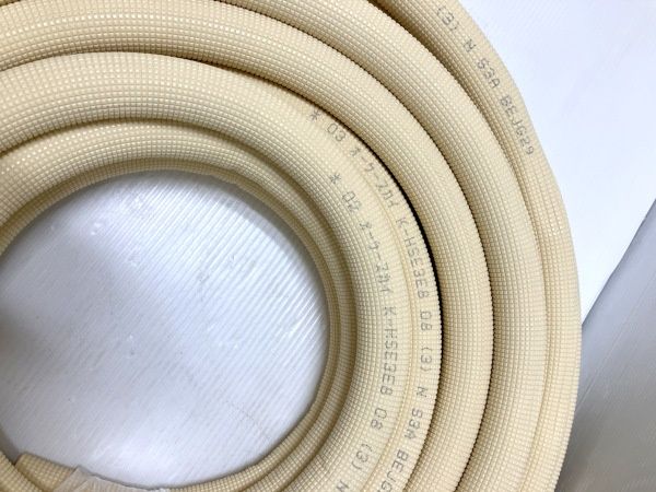 被覆冷媒配管 シングルコイル K-HSH3E 20m 被覆冷媒配管 シングル