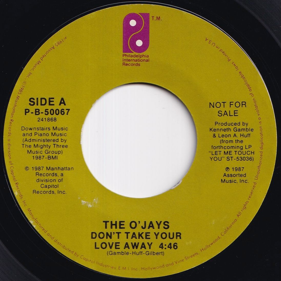 The O'Jays / Love Fever メンバー直筆サイン入 O'Jays / So Full Of Love (LP), Philadelphia International