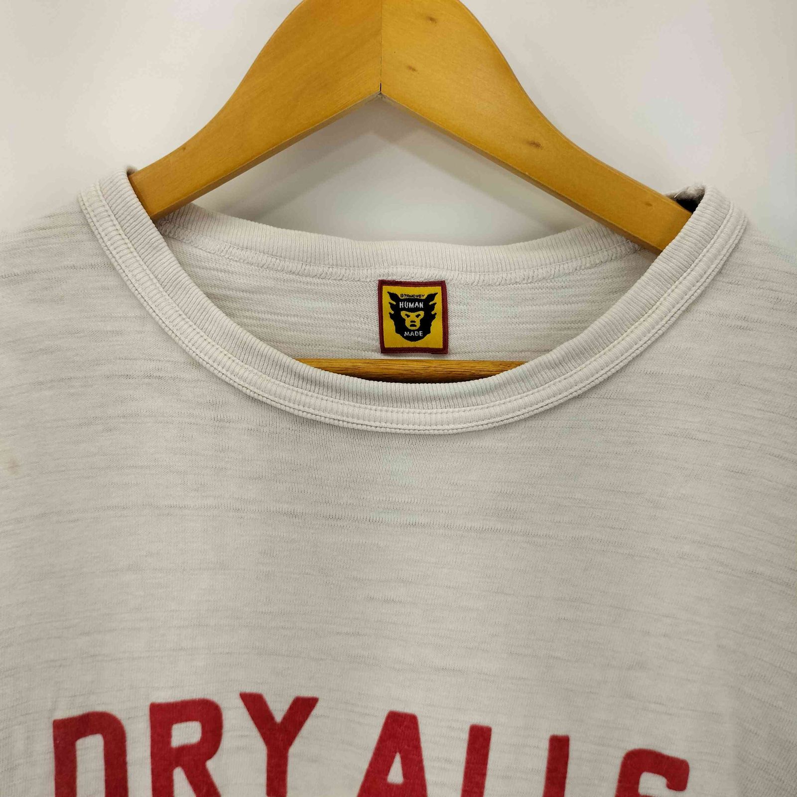 ヒューマンメイド HUMAN MADE DRY ALLS 両面フロッキー プリント