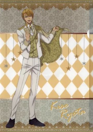[Used] Clear File Ryota Kise A4 Clear File “Kuroko's Basketball x Namjatown White Suit Collection Ver. Choose a “Special” minigame! Scratch game B prize