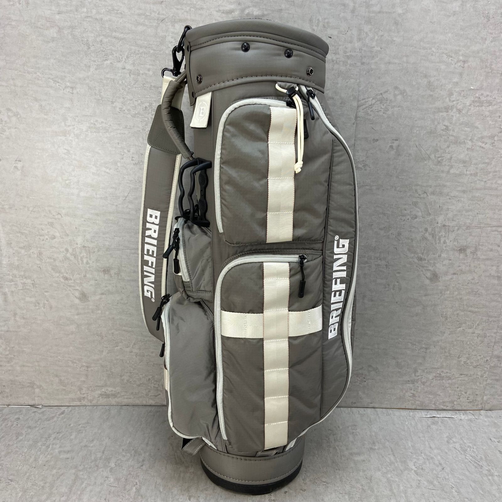 ブリーフィング ゴルフ キャディバッグ カート式 約9型 バック
