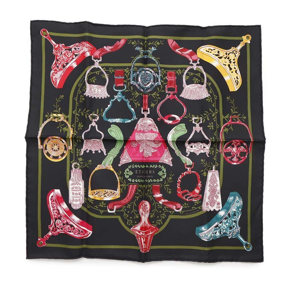 HERMES スカーフ カレ ガウロッシュ45