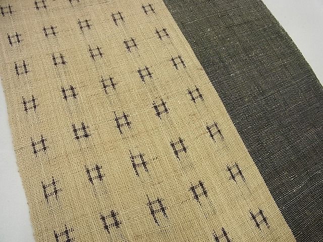 平和屋本店□極上 最高級 夏物 重要無形文化財 越後上布 麻匠 小河正義  