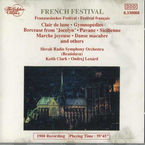 輸入CD Keith Clark French Festival 8330088 GOLDEN CLASSICS