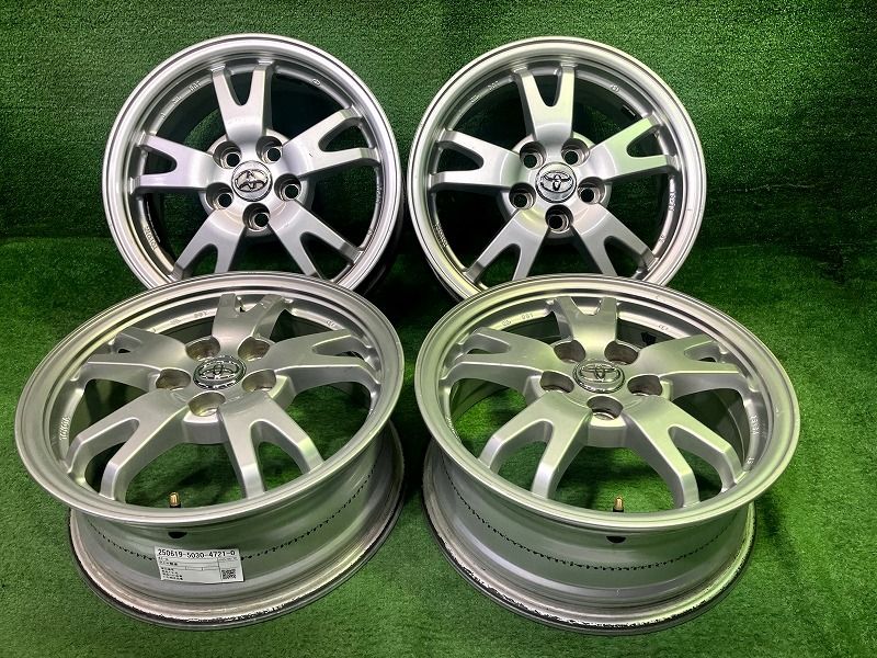 トヨタ30プリウス新車外し純正ホイール4本セット/15インチ/6J/45/美品 送料込み 【新車外し】トヨタ 30系 プリウス 前期 純正 15インチ