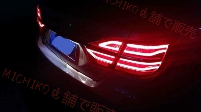 2014－2017年 トヨタ カムリ 50系 9代目 後期 2色選択 テールライト テールランプ 流れるウインカー外装カスタム FFCRYSTALESIA_COM