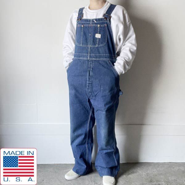 60s BIG MAC デニム オーバーオール 縦落ち ユニオンメイド ビッグマック アメリカ製 ビンテージ D145-21-0145ZTW
