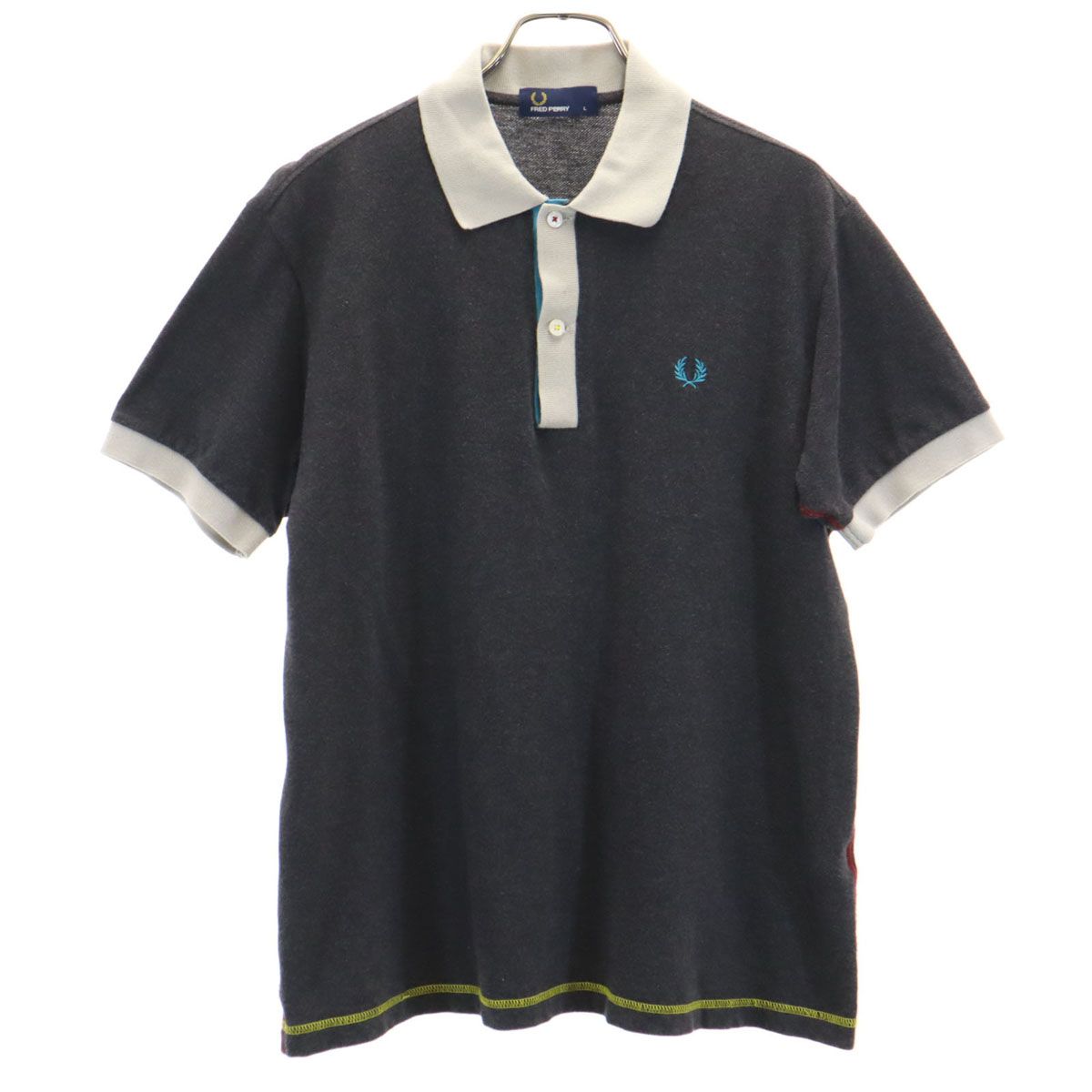 FRED PERRY フレッドペリー 日本製 半袖 ポロシャツ L