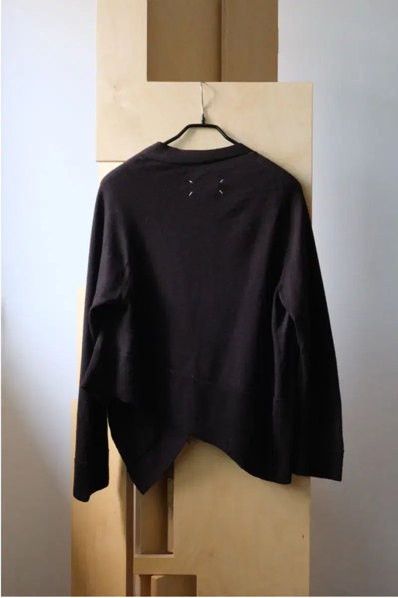 06 aw メゾンマルジェラ アシメントリーカーディガン