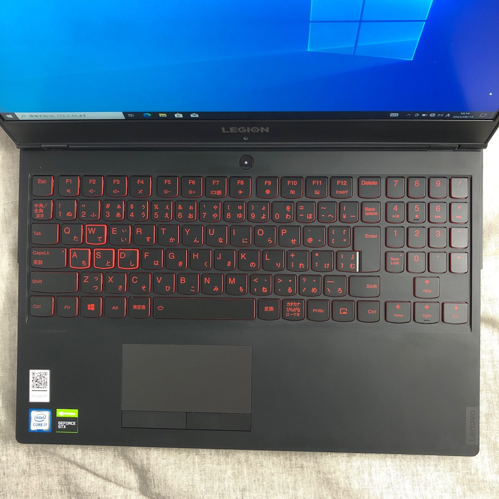 【訳アリ特価】 ゲーミングノートPC Lenovo レノボ Legion Y7000 (第9世代インテル)【i7-9750H・GTX  1650】★外装不良/LT-231455（034092）