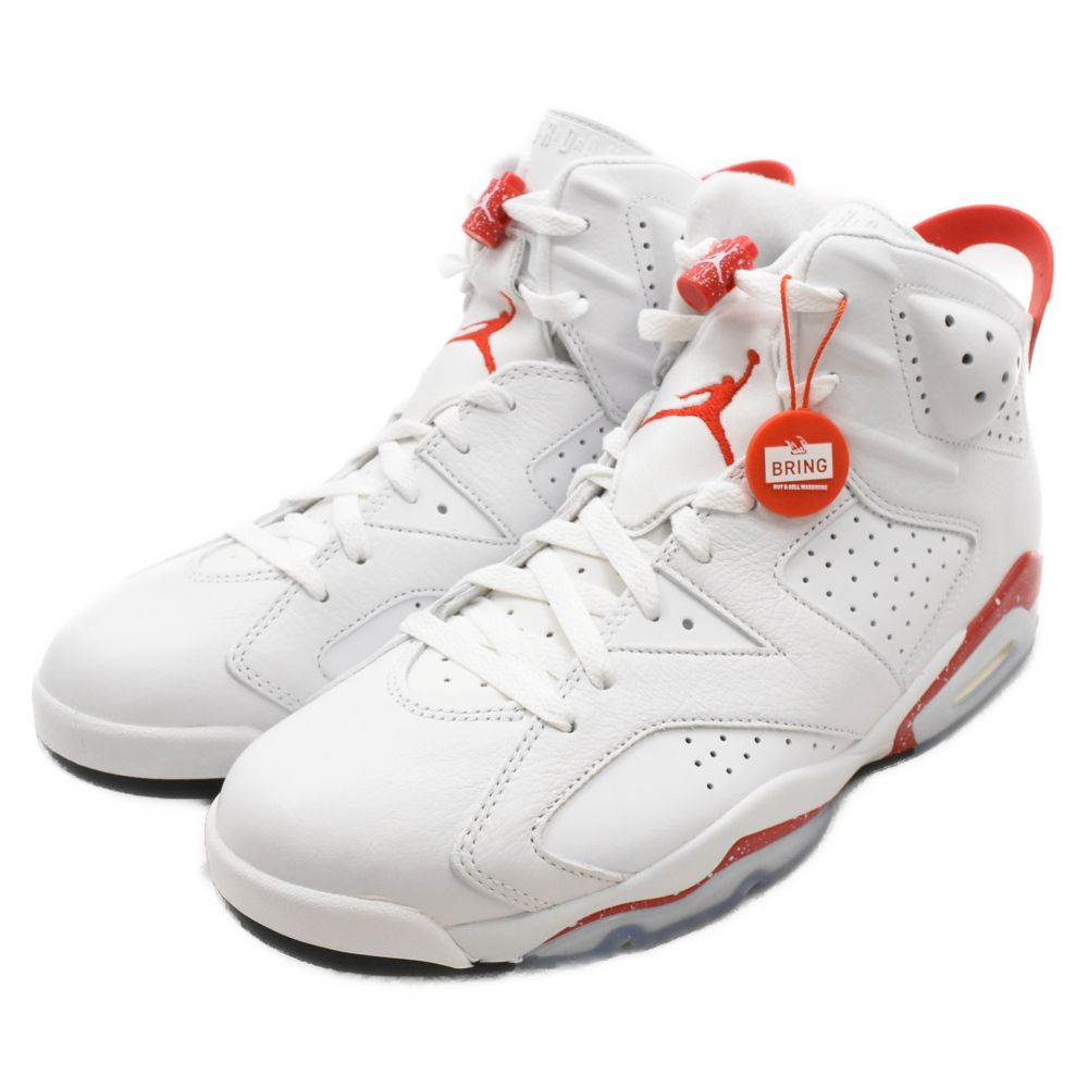 NIKE (ナイキ) AIR JORDAN 6 RETRO RED OREO CT8529-162 エアジョーダン 6 レッドオレオ  ハイカットスニーカー ホワイト/レッド US11/29cm