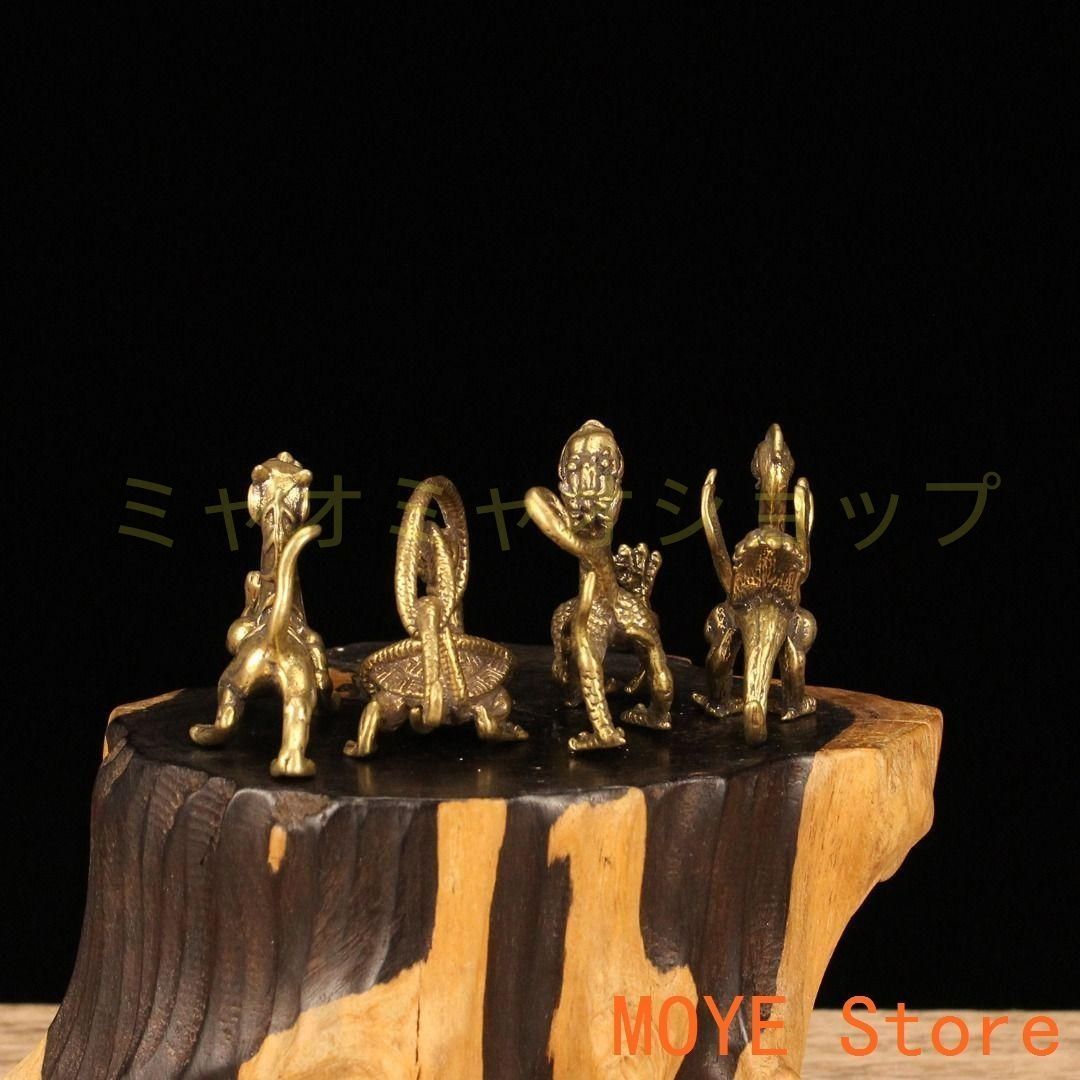 四大神獣 青龍 白虎 朱雀 玄武 筆架茶台 茶寵 辟邪 開運 風水