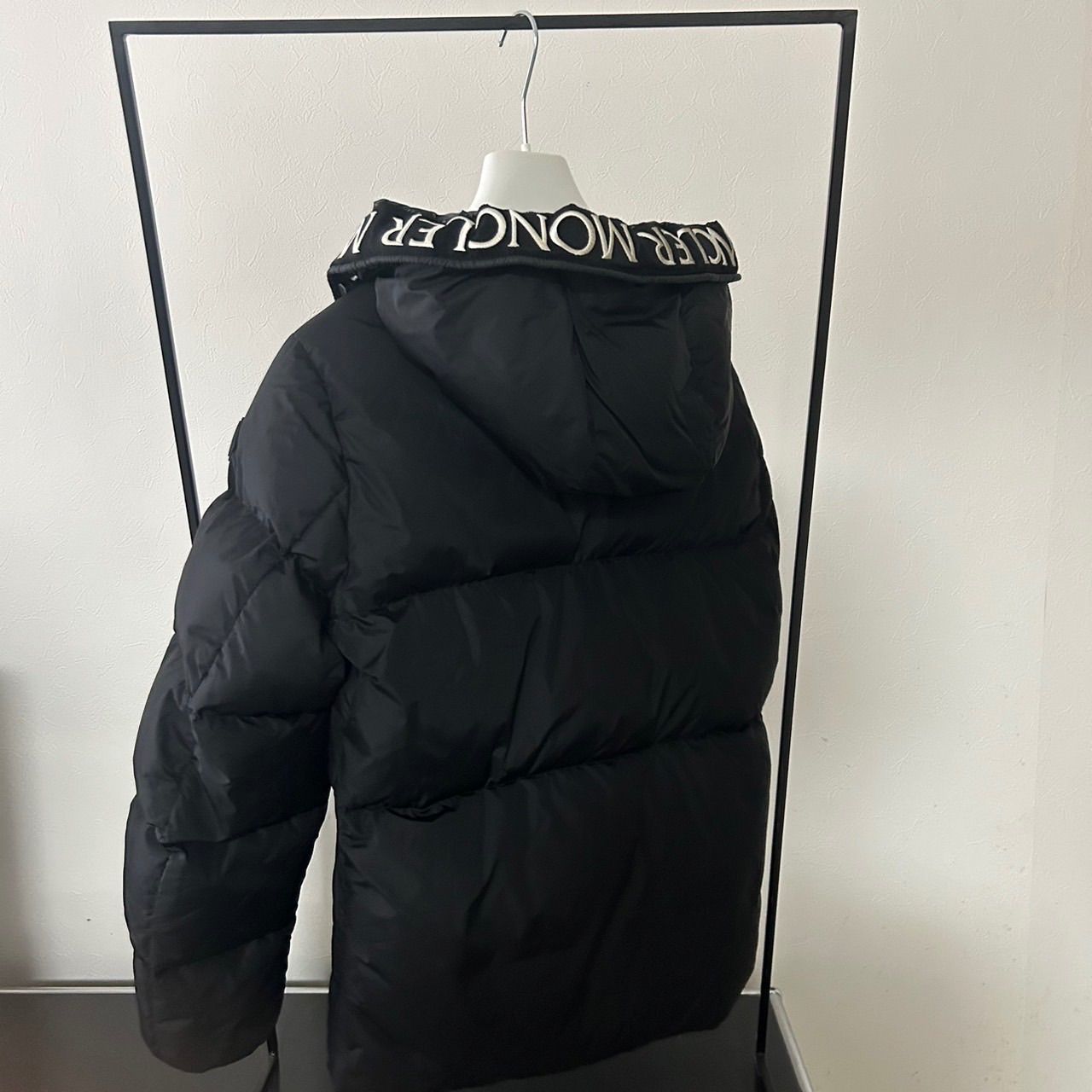 MONCLER モンクレール☆MONTCLA☆ブラック☆サイズ1☆刺繍ロゴ