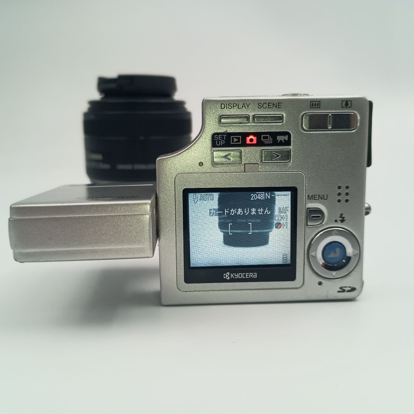 Kyocera Finecam SL300R Silver Compact Dijital Camera 京セラ