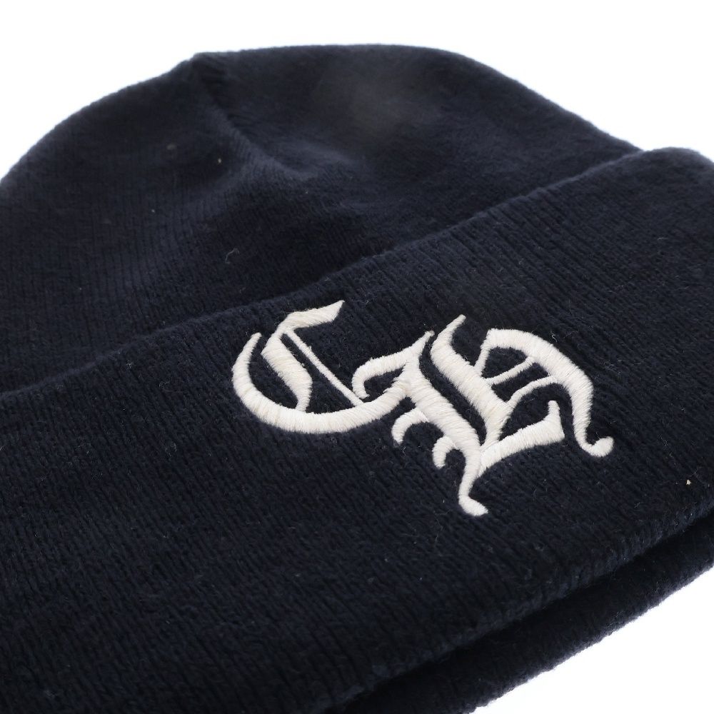 CHROME HEARTS (クロムハーツ) WATCH CAP ワッチキャップ CHロゴ刺繍