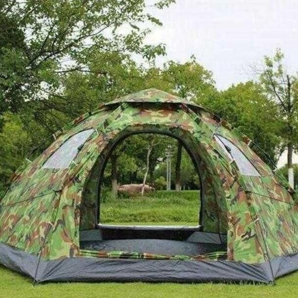 キャンプワンタッチテントUVカットアウトドア用品5～8人用入口2窓4WP今週注目