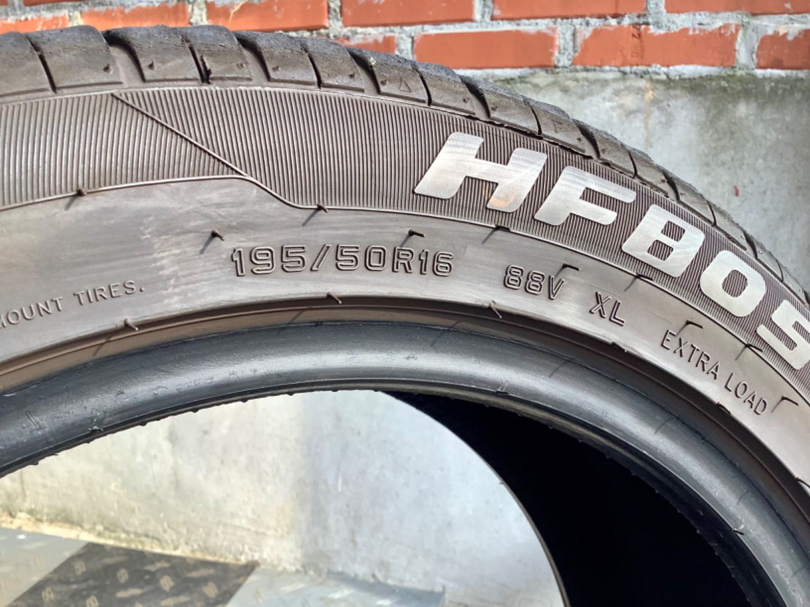 送料込み］195/50R16 HIFLY HF805 ハイフライ 中古タイヤ4本セット 