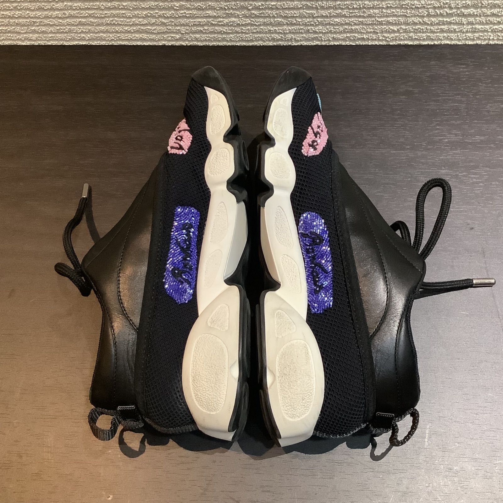 Christian Dior クリスチャンディオール ビーズ ロゴ フュージョン