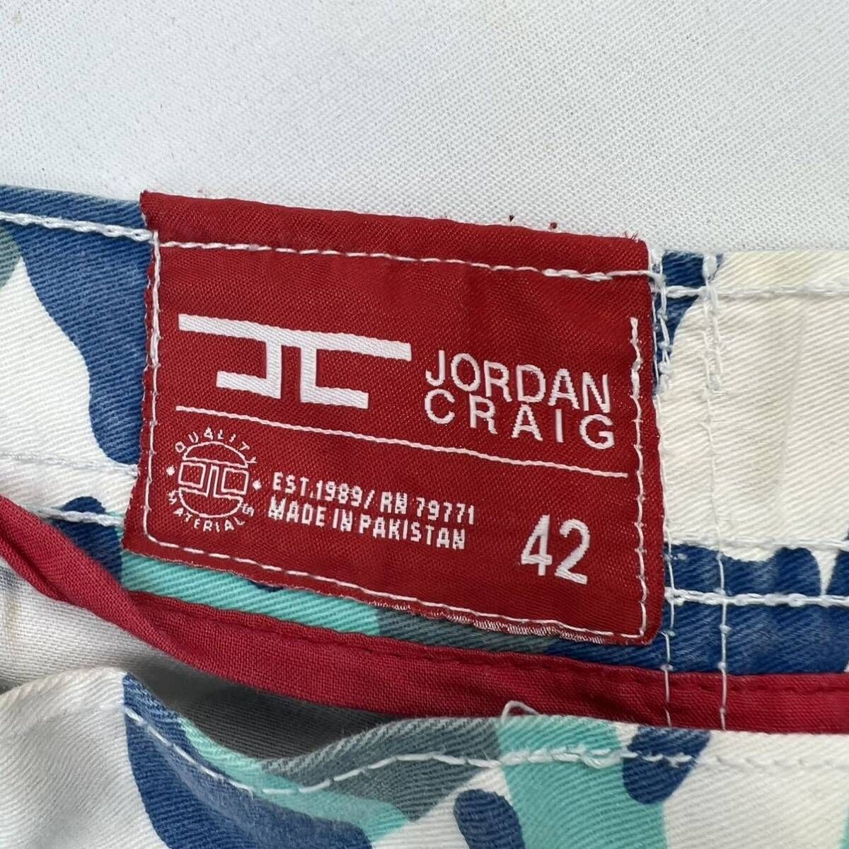 JORDAN CRAIG ☆ ブルー カモフラ 迷彩 ショートパンツ カーゴ ハーフ 