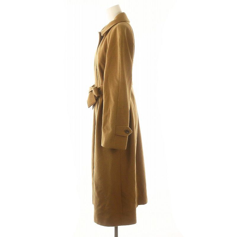 【美品】バーバリー　ロングコート　ベルト付き　アンゴラ混　ブラック　M相当 楽天市場】バーバリー アンゴラ コートの通販