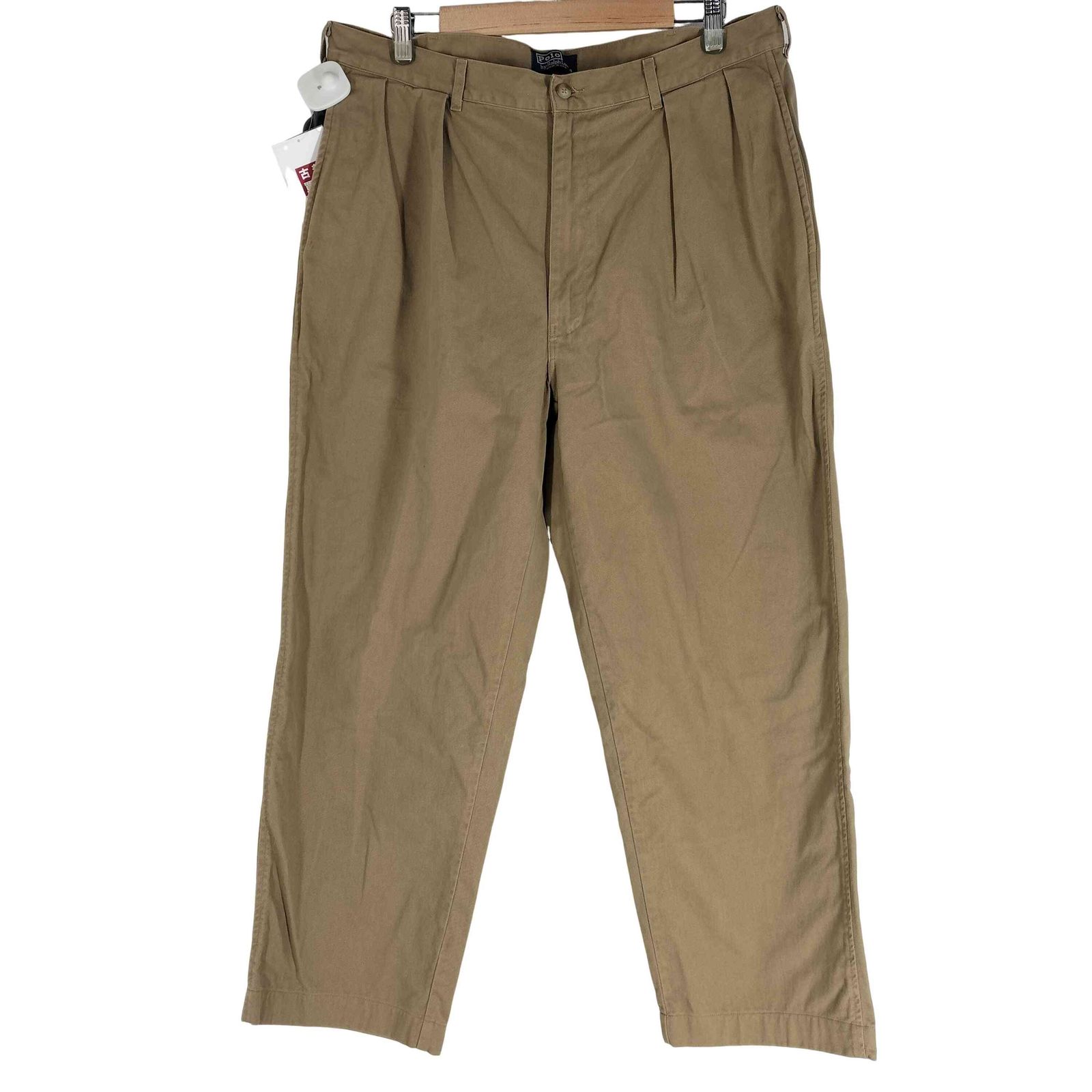 ポロバイラルフローレン Polo by RALPH LAUREN 90s USA製 POLO CHINO 2タックチノパン メンズ  36/31