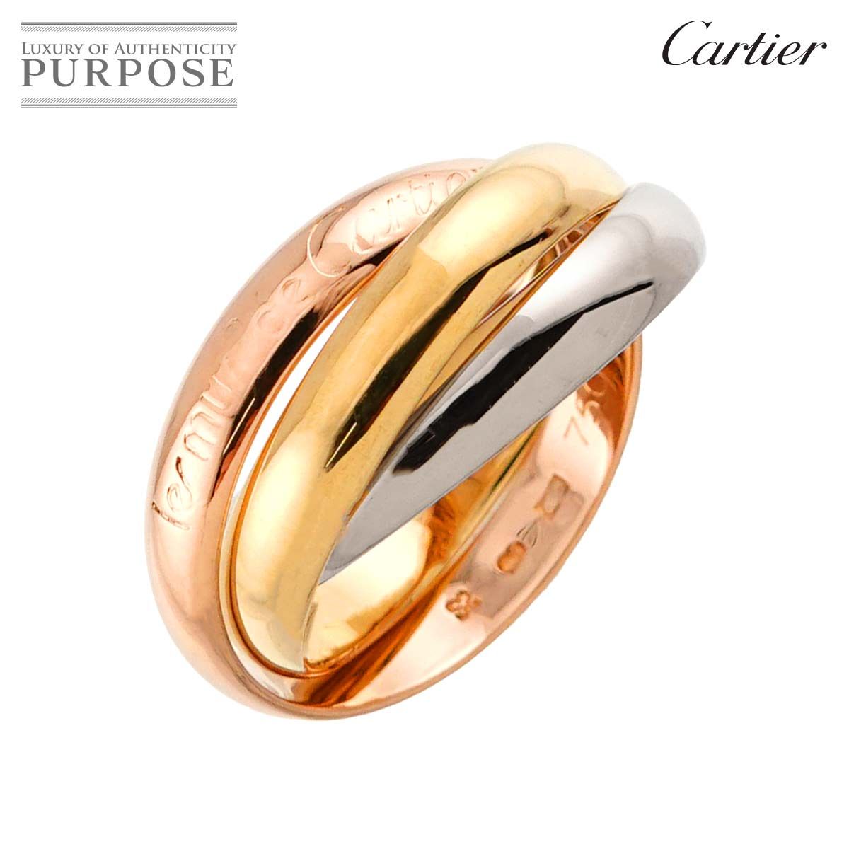 カルティエ Cartier トリニティ ミディアム MM #49 リング K18
