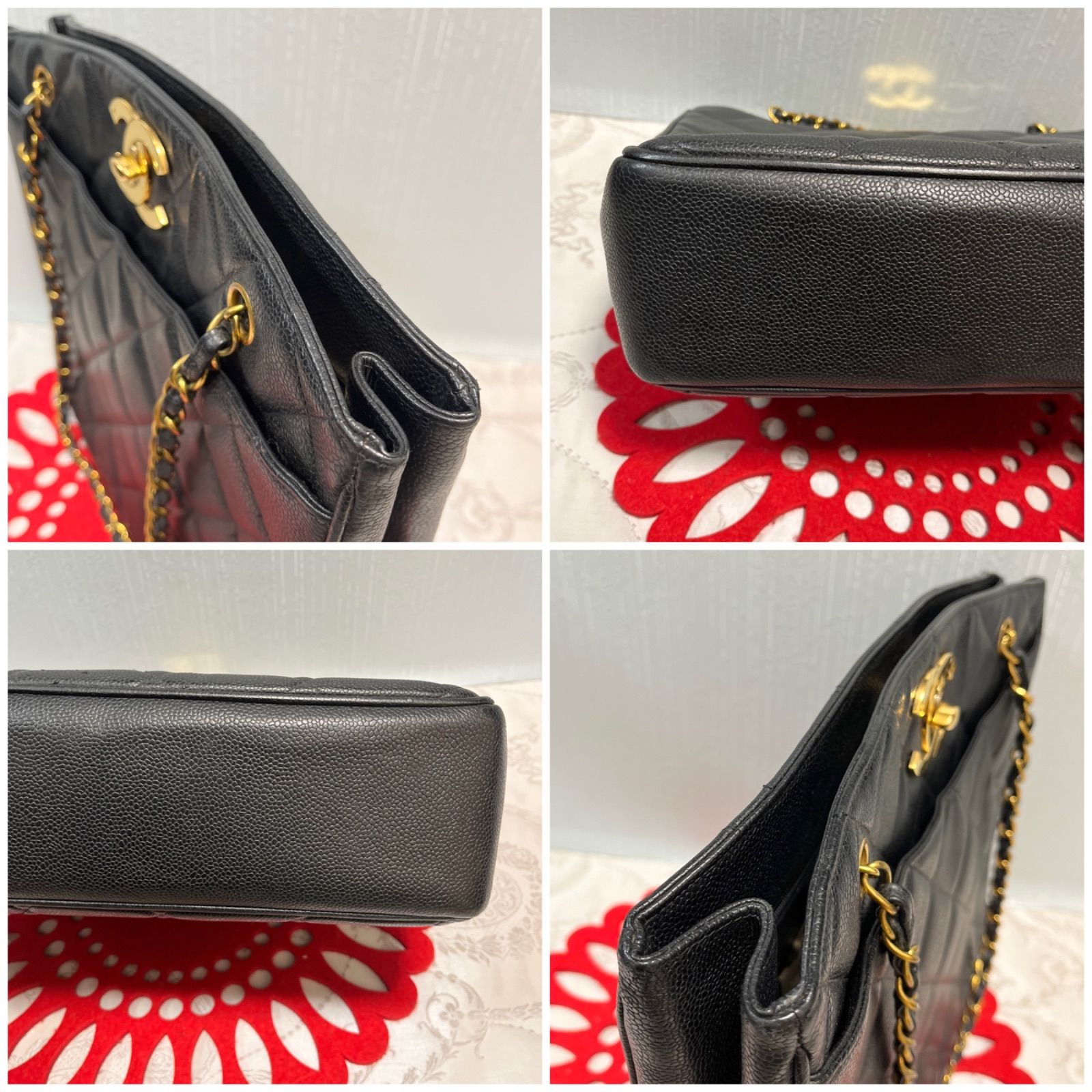 希少 極上美品 シャネル CHANEL 高級 チェーン トート バッグ