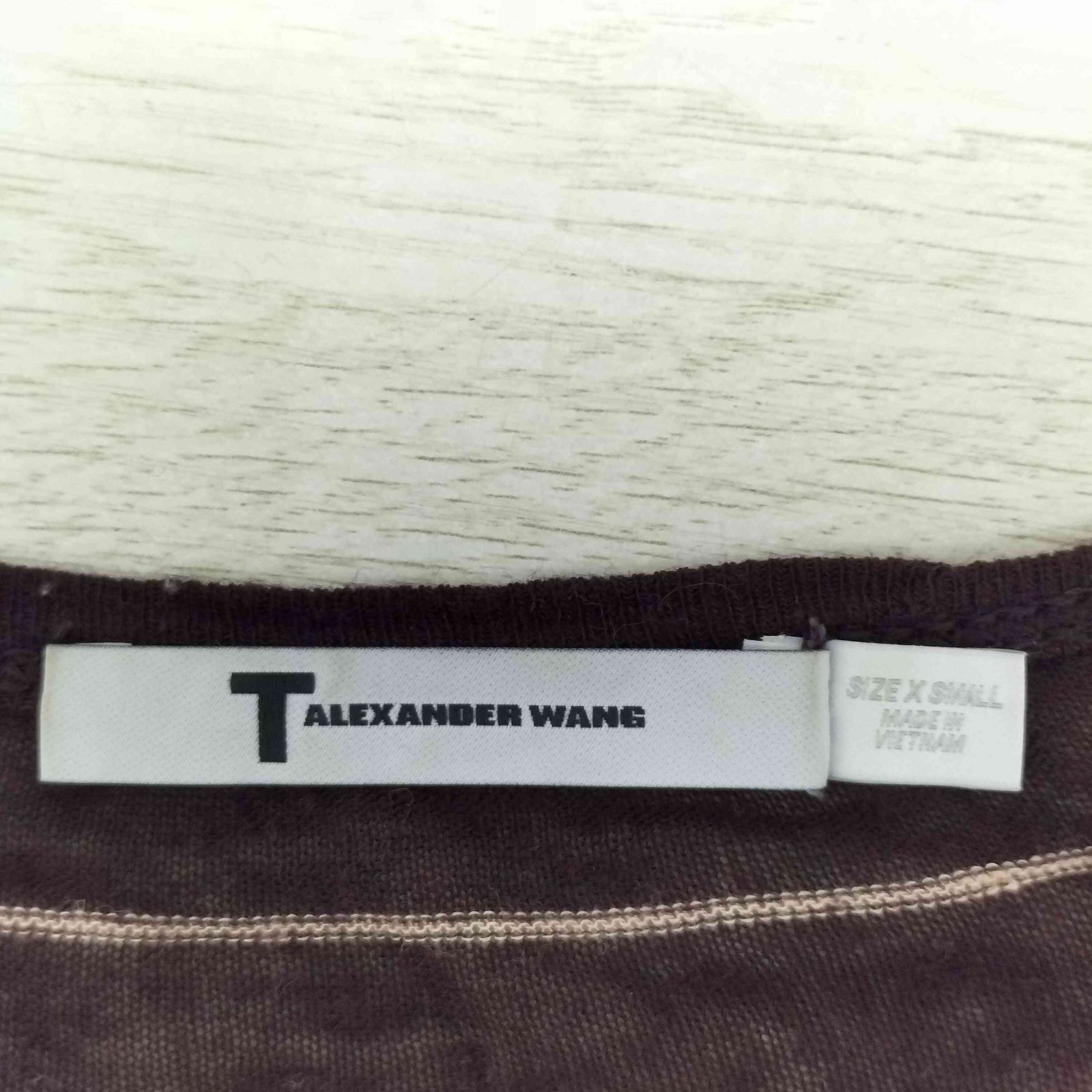 T ALEXANDER WANG ボーダー デザイン トップス X3833 Alexander T ALEXANDER WANG ボーダー デザイン トップス X3833 Alexander