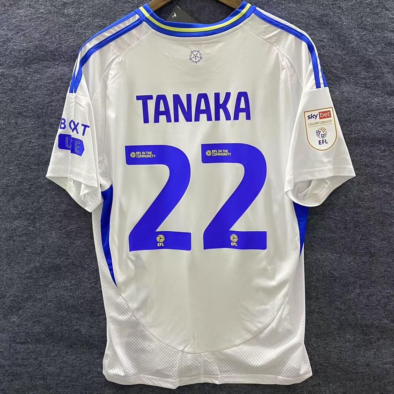 リーズ・ユナイテッド 24/25 ホーム ユニフォーム 田中碧 正規品 M adidas - リーズ・ユナイテッド 24/25 ホーム ユニフォーム 田中
