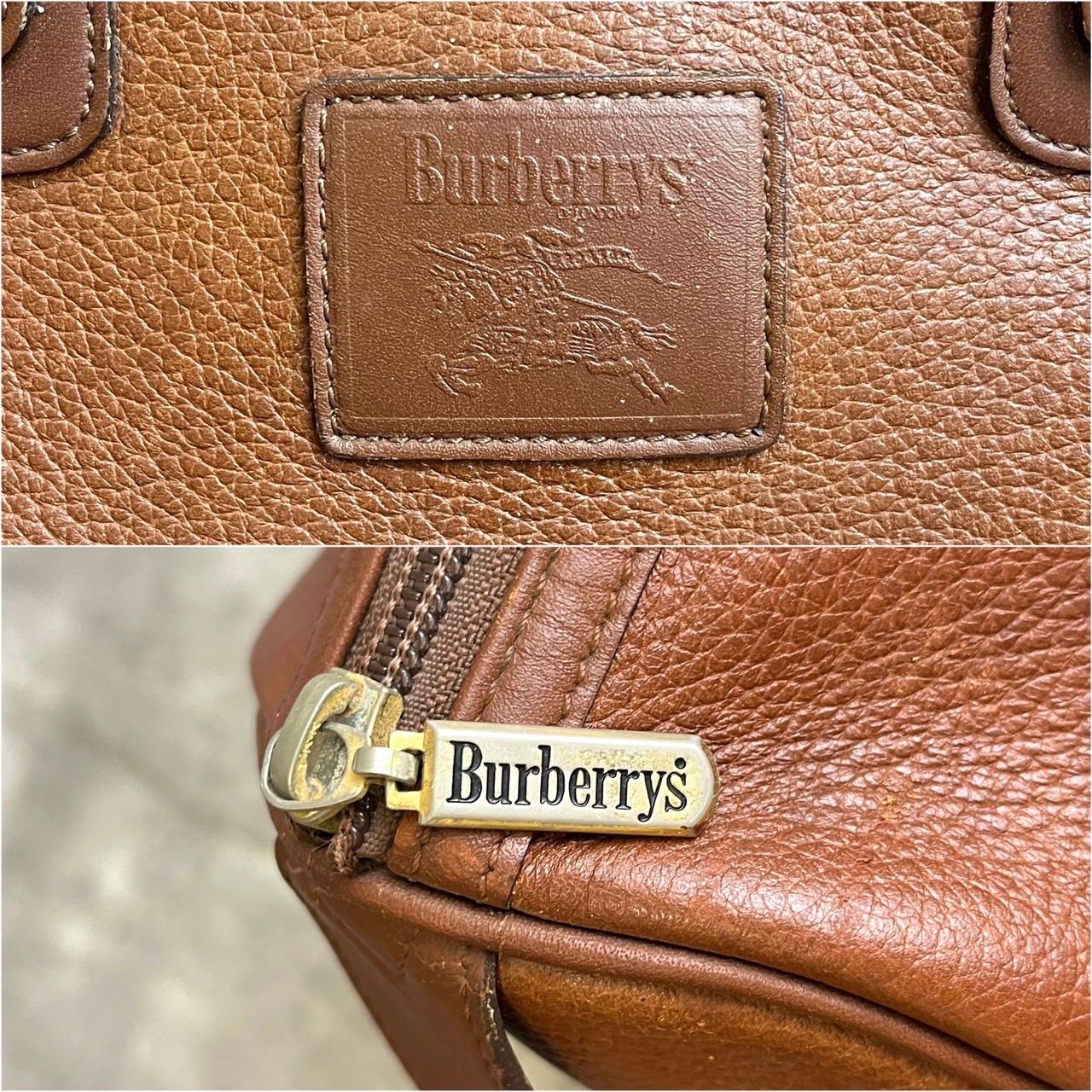 ✨良品✨ BURBERRY バーバリー ミニボストンバッグ ハンドバッグ 