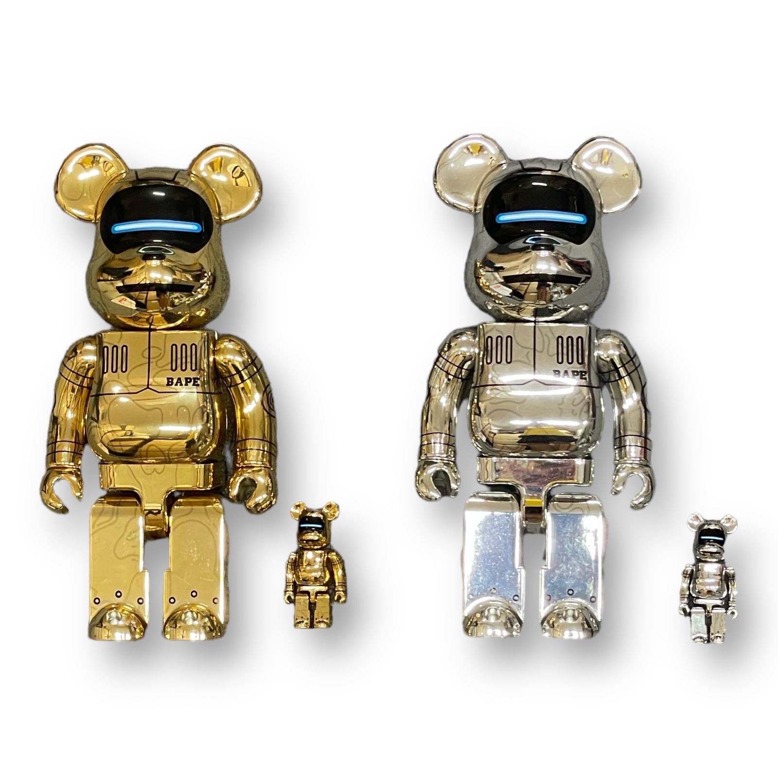 A BATHING APE HAJIME SORAYAMA BABY MILO BE@RBRICK 100% & 400
