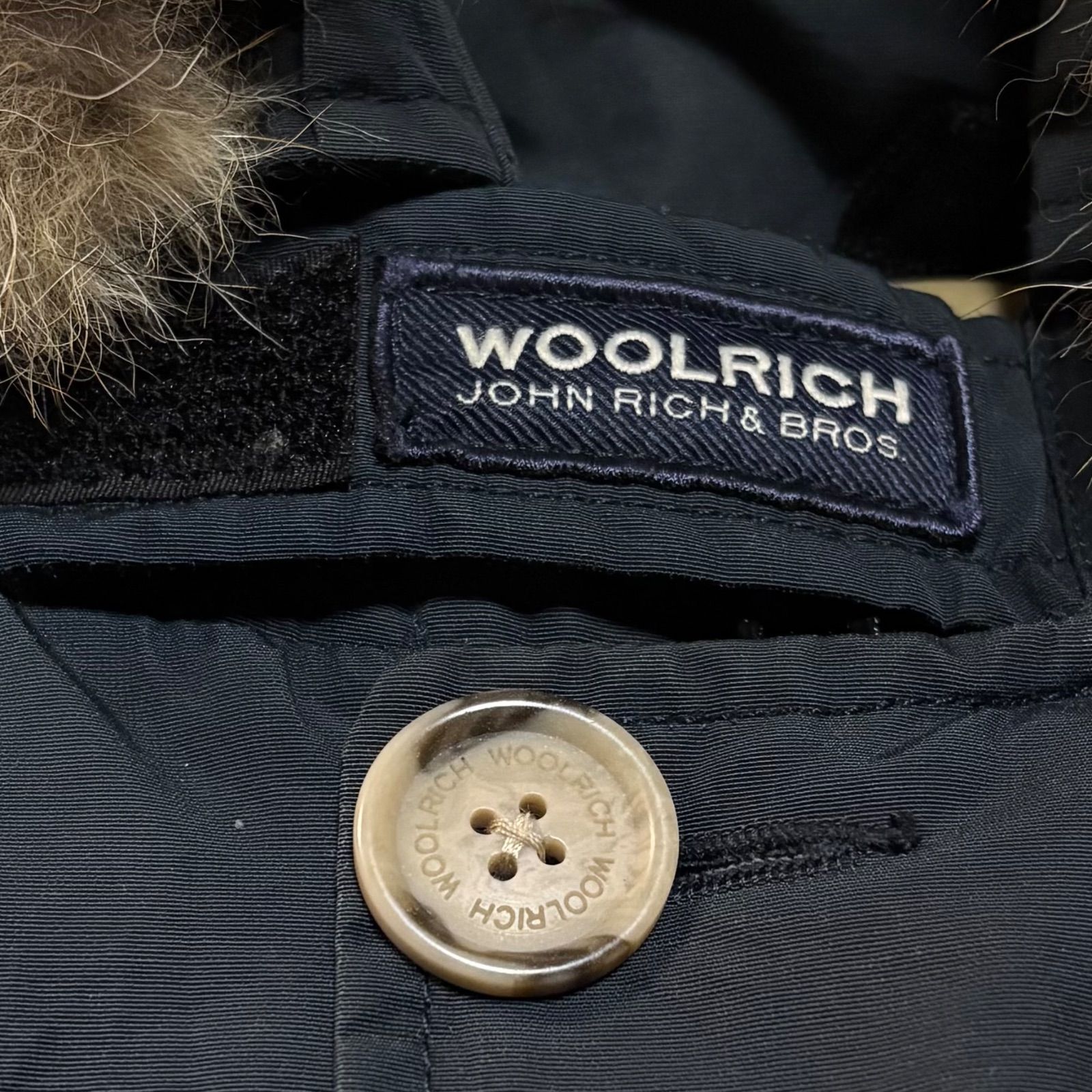 WOOLRICH ウールリッチ JOHNRICH&BROS ジョンリッチアンドブラザーズ ARCTICPARKA アークティックパーカー  DownJacket ダウンジャケット FurRemovable ファー付き取り外し可能 Navy ネイビー XXL - メルカリ