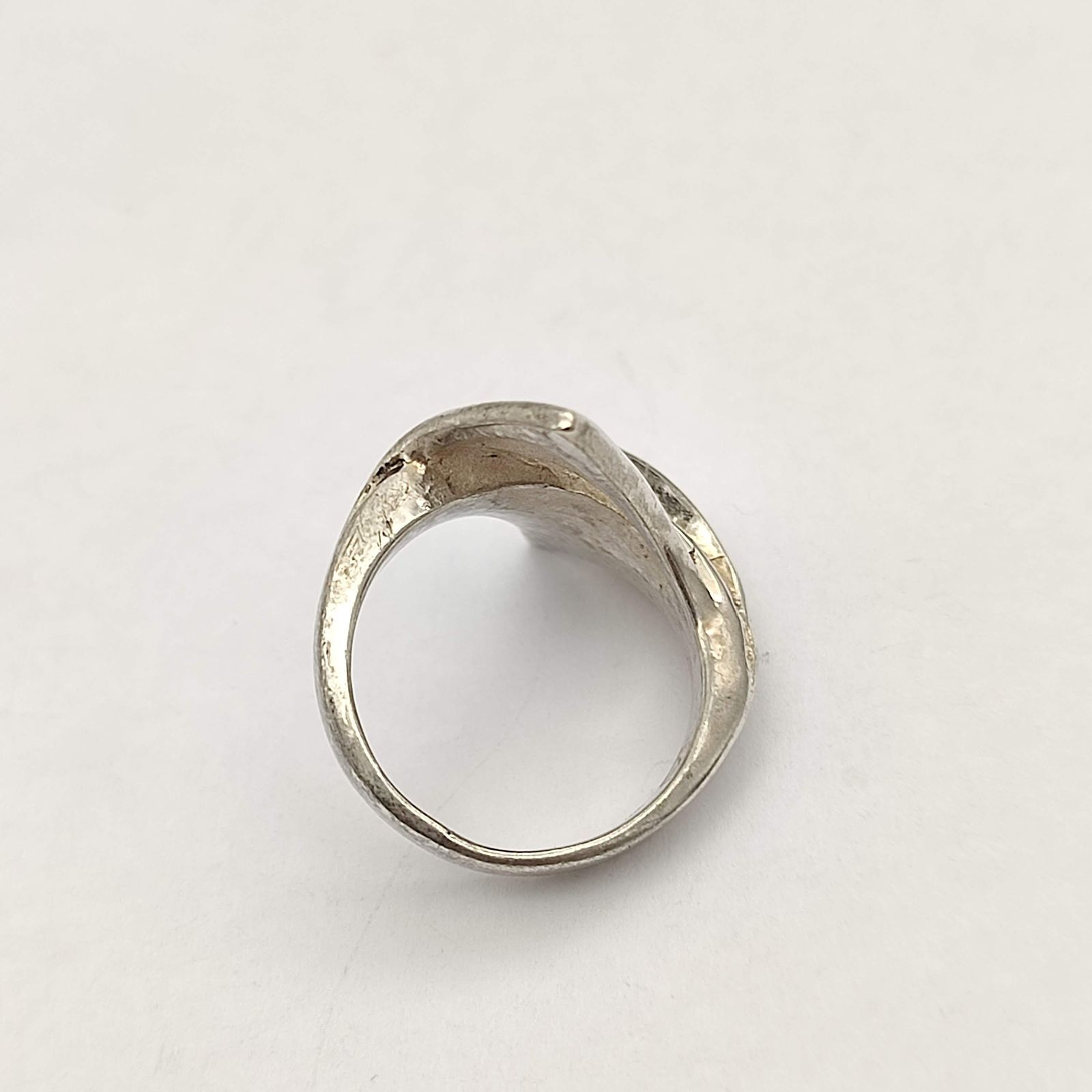 美品】シルバーデザインリング SILVER シルバー925 7号 - メルカリ