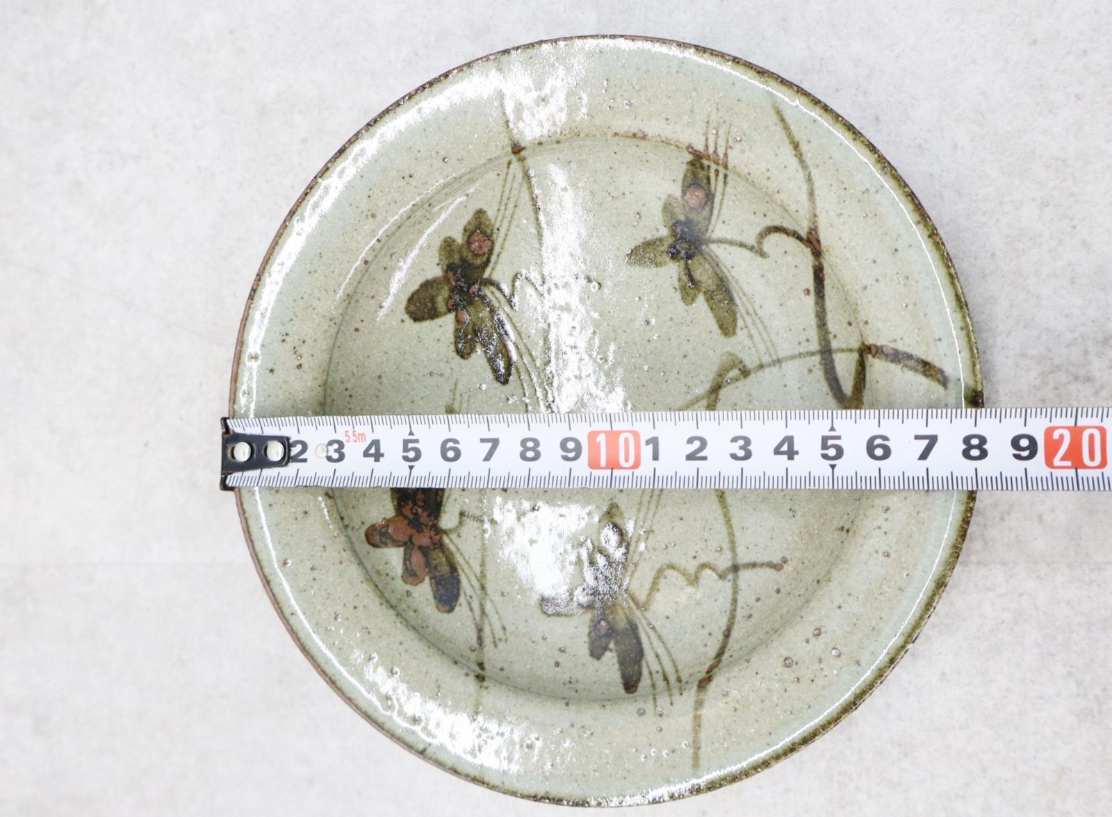 ◇ 希少 レア お宝｜十三代 太郎右衛門窯 絵唐津 皿 共箱｜ 十三代