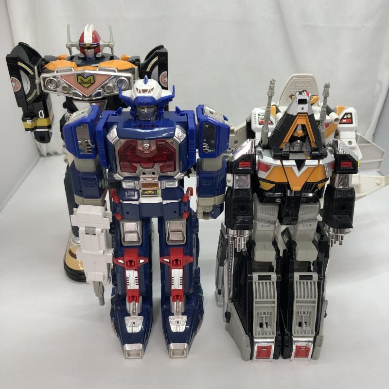 現状品･ﾊﾟｰﾂ ｱﾘ 電磁戦隊ﾒｶﾞﾚﾝｼﾞｬｰ ｷﾞｬﾗｸｼｰﾒｶﾞ･ﾃﾞﾙﾀﾒｶﾞ･ﾒｶﾞﾎﾞｲｼﾞｬｰ･ﾒｶﾞｳｲﾝｶﾞｰ 4体ｾｯﾄ 91