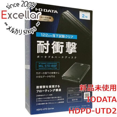 bn 0 I-O DATA 耐衝撃ポータブルハードディスク HDPD-UTD2 2TB