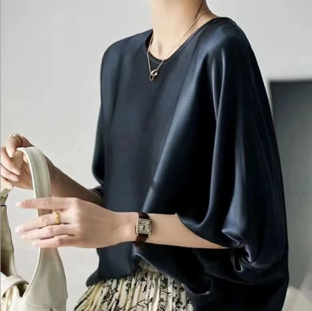 美品✨華やぐバルーンスリーブぺプラムトップスときれいなスリットパンツのセット cjfj80040.jpg